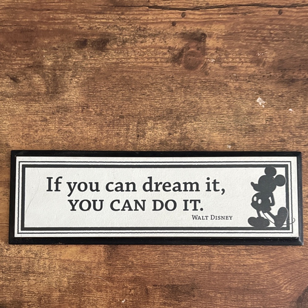 Disney Black and White Mickey Inspirational Art